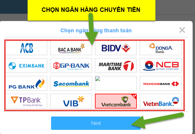 Nạp tiền THABET - Cách nạp tiền vào tài khoản THA BET 2020 9 nap tien thabet 8