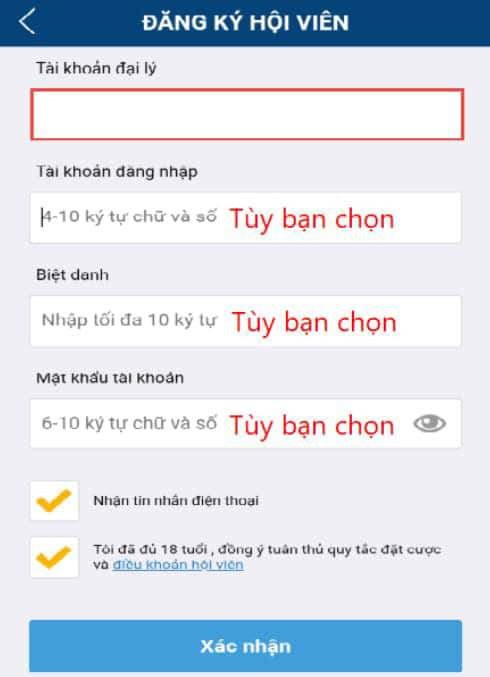 Kuthabet đăng ký